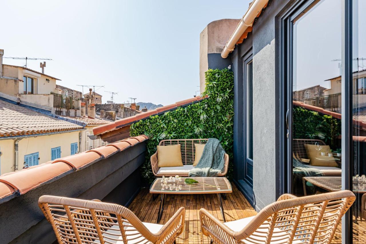 Loft En - Duplex Terrasse Coeur Historique Avec Vue Dégagée&parking Souterrain Offert La Ciotat